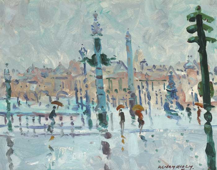 PLACE DE LA CONCORDE, PARIS by Henry Healy sold for 700 at Whyte's Auctions