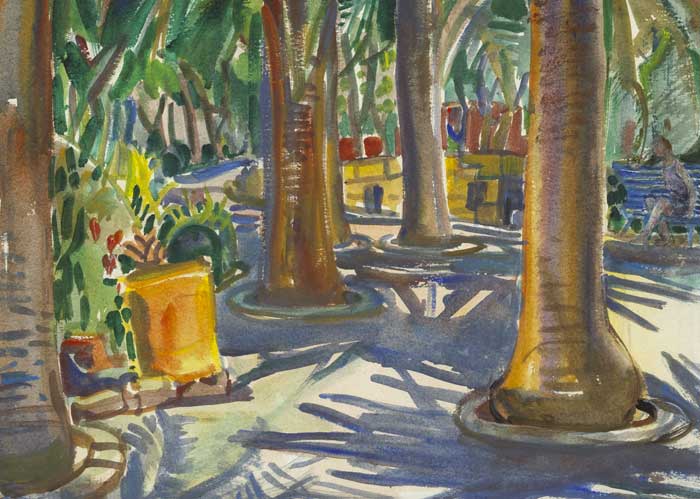 PARK IN SUMMER by Olive Henry sold for 280 at Whyte's Auctions