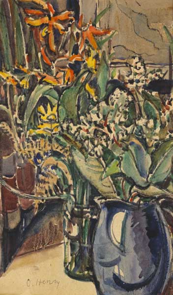 FLORAL STILL LIFE by Olive Henry sold for 200 at Whyte's Auctions