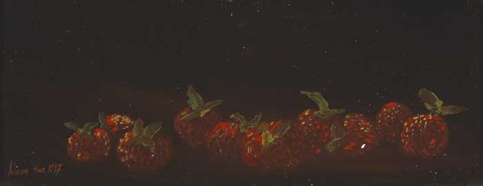 STILL LIFE WITH STRAWBERRIES, 1996/1997 (A PAIR) by Adam Kos sold for 200 at Whyte's Auctions