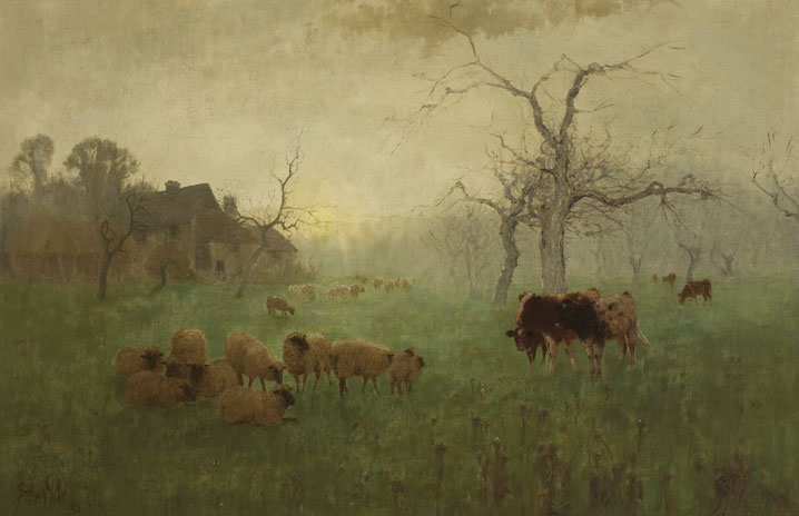 ORCHARD MORNING, 1893 by Sidney Pike sold for 1,800 at Whyte's Auctions