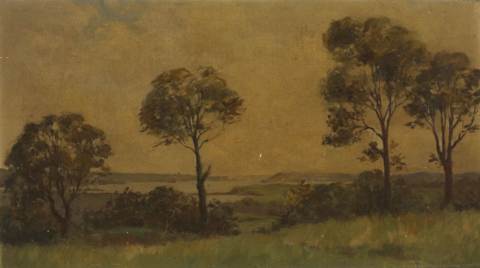 ROCHES POINT FROM GLENBROOK, CORK, c.1929-1932 by Edward James Rogers sold for 280 at Whyte's Auctions