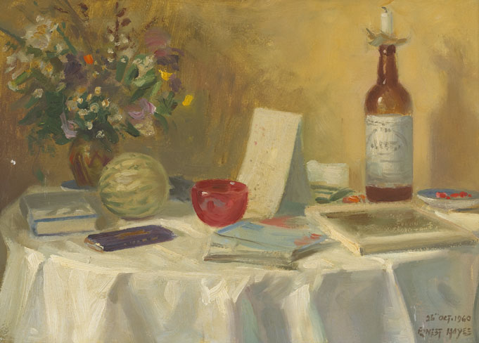STILL LIFE, 1960 by Ernest Columba Hayes sold for 400 at Whyte's Auctions
