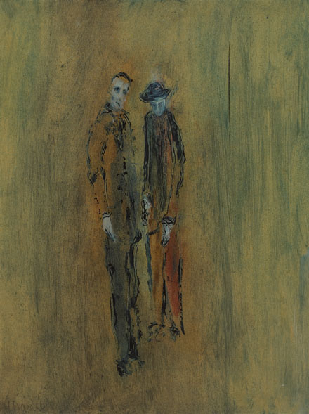 TWO FIGURES, 1969 by Gerald Davis sold for 750 at Whyte's Auctions