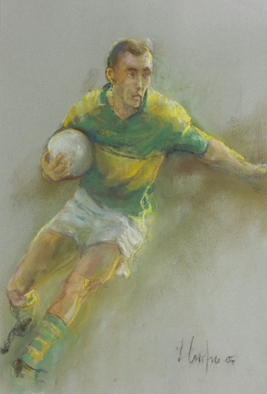 ALL IRELAND FOOTBALL FINAL [KERRY] , 2007 by Vittorio Cirefice sold for 160 at Whyte's Auctions