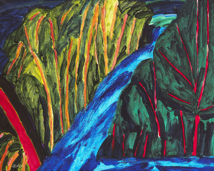 THE RIVER IN THE WOOD, 1991 by William Crozier HRHA (1930-2011) at Whyte's Auctions