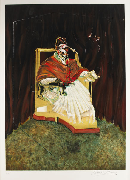 STUDY FOR PORTRAIT OF POPE INNOCENT X, 1989 by Francis Bacon sold for 25,000 at Whyte's Auctions