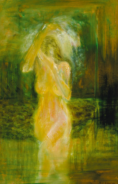 BATHING NUDE, 1980 by Maurice Desmond sold for 1,400 at Whyte's Auctions