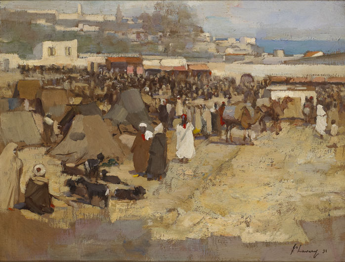 THE SOKO, TANGIER, 1891 by Sir John Lavery RA RSA RHA (1856-1941) at Whyte's Auctions