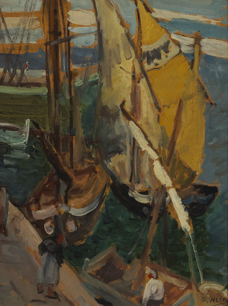 HARBOUR SCENE, CHIOGGIA by Grace Henry sold for 3,600 at Whyte's Auctions