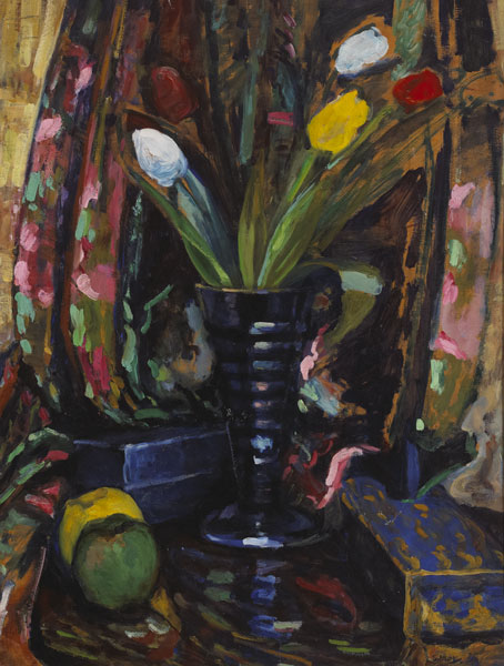 THE BLUE VASE, 1931 by Grace Henry sold for 4,600 at Whyte's Auctions