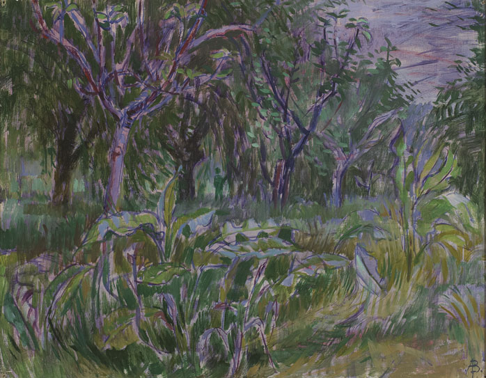 DOCKEN ORCHARD, 1962 by Alicia Boyle sold for 420 at Whyte's Auctions