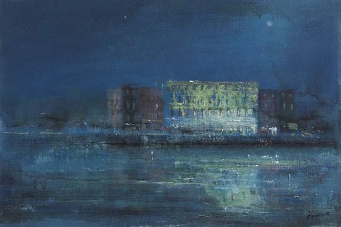 NOCTURNE, ORMOND QUAY, DUBLIN, 2001 by Peter Pearson sold for 1,000 at Whyte's Auctions