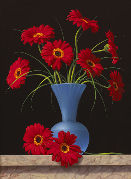 GERBERAS, 1999 by Brian McCarthy sold for 1,500 at Whyte's Auctions