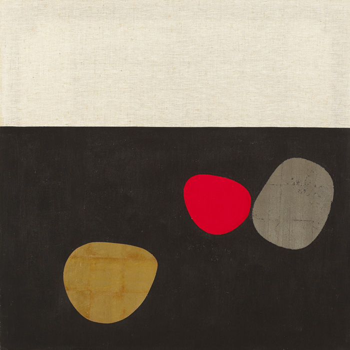 GOLD AND SILVER PAINTING by Patrick Scott HRHA (1921-2014) at Whyte's Auctions