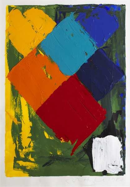 UNTITLED, 1980 by John Hoyland sold for 4,200 at Whyte's Auctions