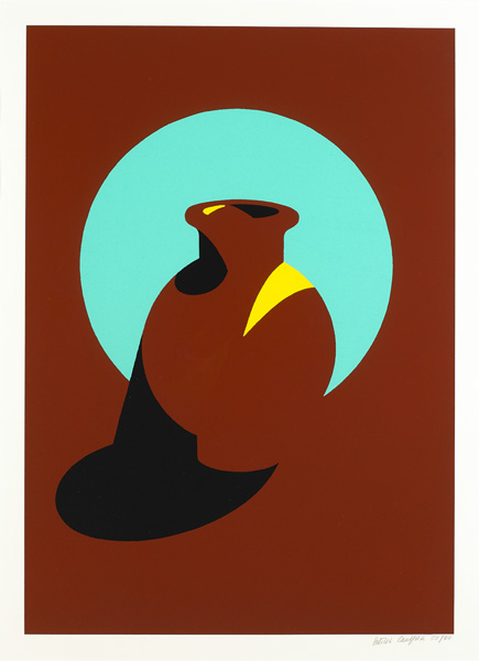 BROWN POT, 1994 by Patrick Caulfield sold for 750 at Whyte's Auctions