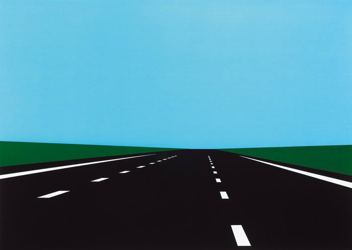 IMAGINE YOU ARE DRIVING, 1998-1999 by Julian Opie sold for 1,600 at Whyte's Auctions
