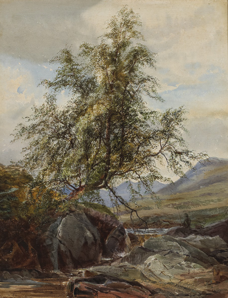 A STREAM IN GLENFINNAN, INVERNESS, SCOTLAND, c.1860s by John Faulkner sold for 750 at Whyte's Auctions