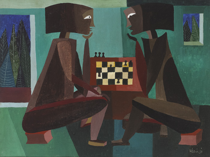 LES CHECS, 1952 by Basil Ivan Rkczi sold for 3,600 at Whyte's Auctions