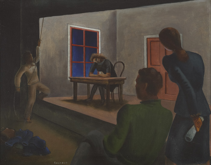 THE AUDITION by Cecil Ffrench Salkeld sold for 3,000 at Whyte's Auctions