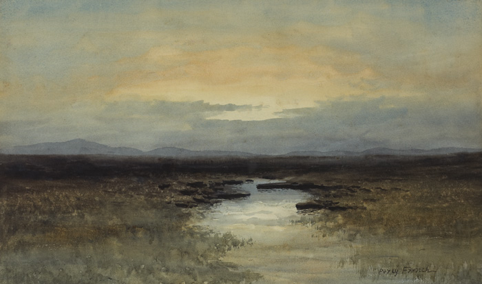 WEST OF IRELAND LANDSCAPE by William Percy French sold for 9,500 at Whyte's Auctions