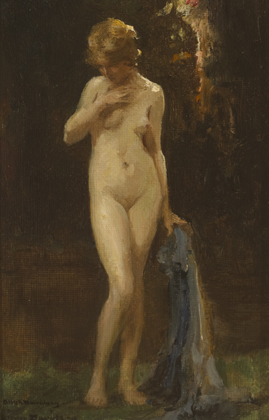 STANDING NUDE by Allan Douglas Davidson sold for 950 at Whyte's Auctions
