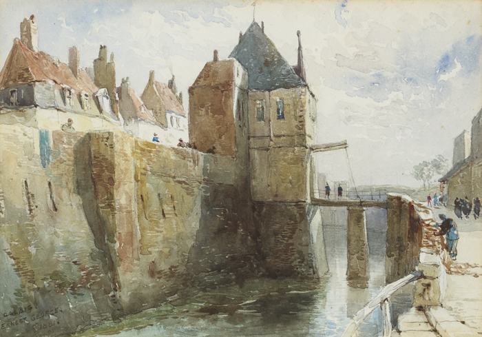 CALAIS, FRANCE, 1881 by Sir Ernest George sold for 220 at Whyte's Auctions