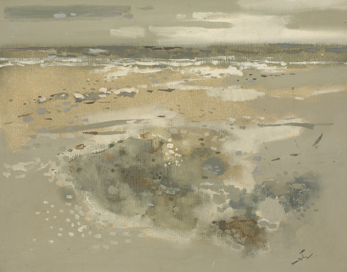 BEACH AFTER A STORM by William Bill Murphy sold for 200 at Whyte's Auctions
