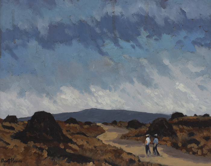 TURF STACKS, ACHILL by Alex McKenna sold for 200 at Whyte's Auctions