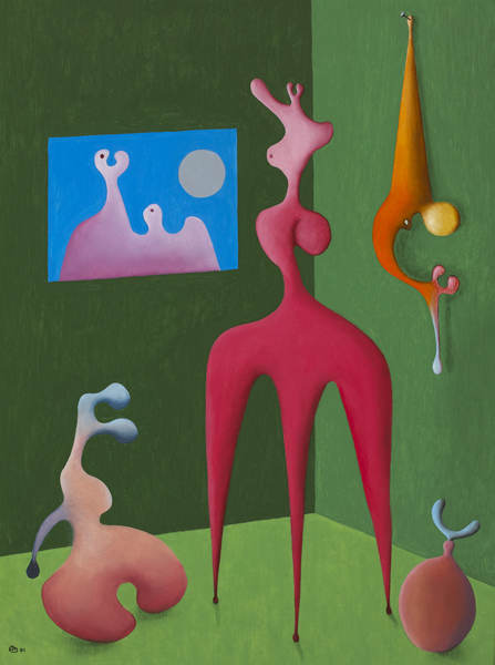 GREEN ROOM, 2001 by Desmond Morris sold for 640 at Whyte's Auctions
