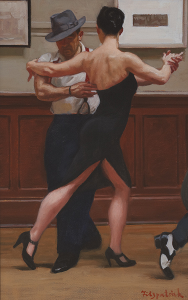TANGO COUPLE II, c.2004 by Andrew Fitzpatrick sold for 300 at Whyte's Auctions