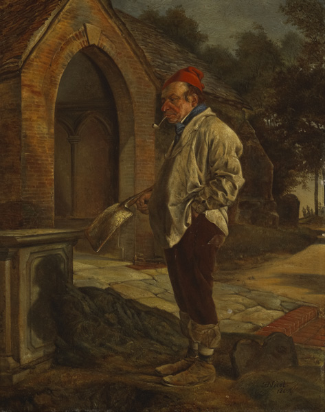 GRAVE DIGGER, 1865 by Erskine Nicol ARA RSA (1825-1904) at Whyte's Auctions