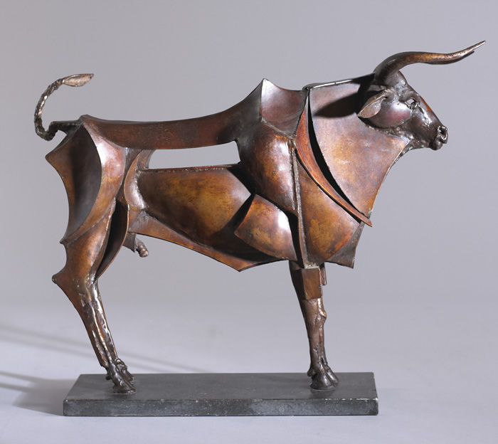 BULL, 2003 by Laurent Mellet sold for 1,900 at Whyte's Auctions