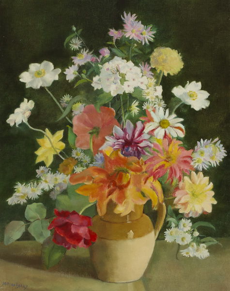 FLORAL STILL LIFE by Moyra Barry sold for 750 at Whyte's Auctions