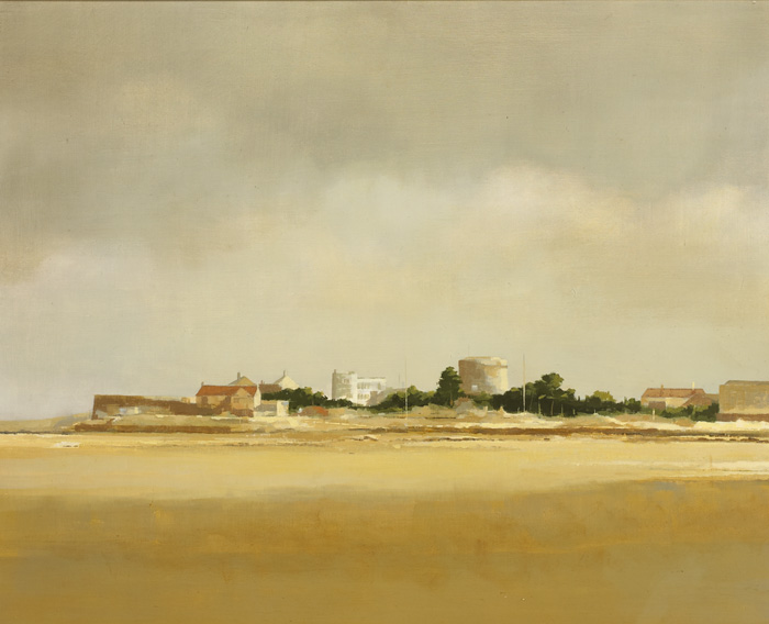 VIEW OF SANDYCOVE AND JOYCE'S TOWER, COUNTY DUBLIN by Martin Mooney sold for 2,100 at Whyte's Auctions