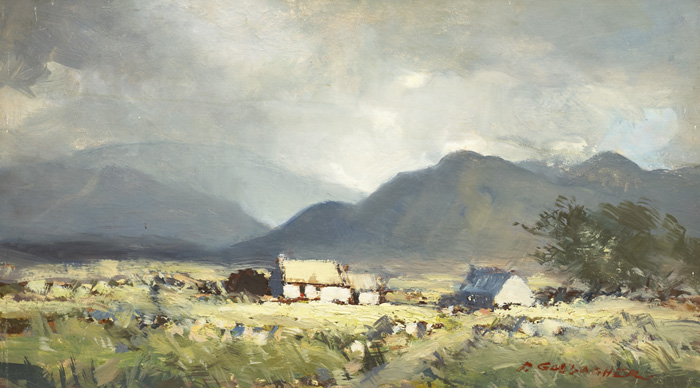 GATHERING STORM", IN THE KERRY MOUNTAINS NEAR SNEEM, 1969" by Paul Gallagher sold for 680 at Whyte's Auctions