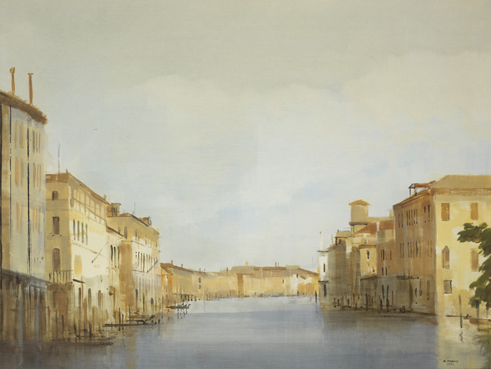 CANAL SCENE, VENICE, 1992 by Martin Mooney sold for 1,900 at Whyte's Auctions