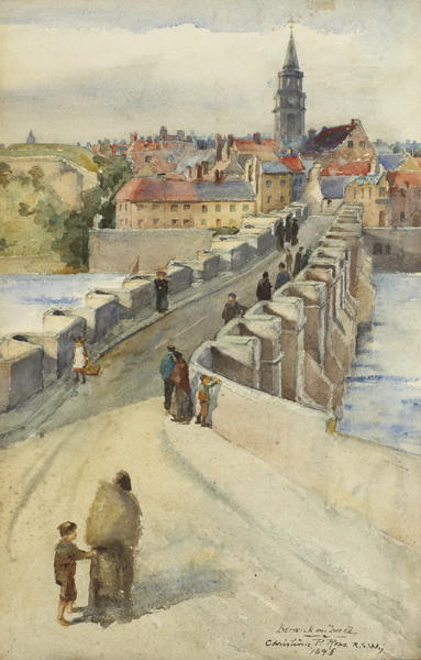 BERWICK ON TWEED, 1893 by Christina Paterson Ross sold for 680 at Whyte's Auctions