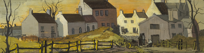 IRISH VILLAGE by Brian Ferran sold for 780 at Whyte's Auctions