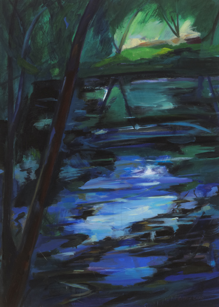 SWEET'S POND III by Eithne Carr sold for 900 at Whyte's Auctions