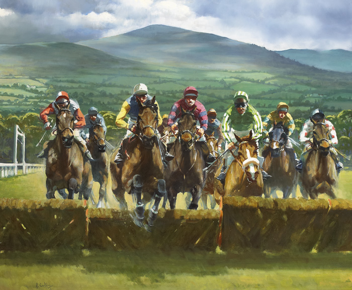 MAIDEN HURDLE, CLONMEL, COUNTY TIPPERARY by Peter Curling sold for 18,000 at Whyte's Auctions