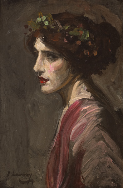 PORTRAIT OF A LADY THOUGHT TO BE MRS RALPH PETO by Sir John Lavery sold for 26,000 at Whyte's Auctions