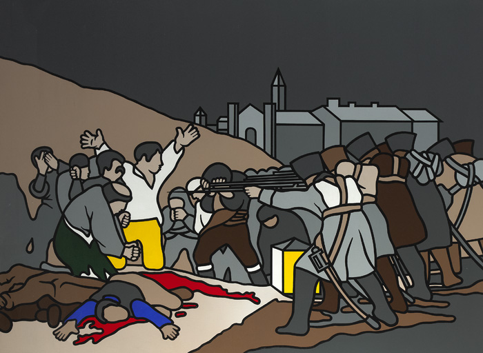 THE THIRD OF MAY AFTER GOYA by Robert Ballagh (b.1943) at Whyte's Auctions