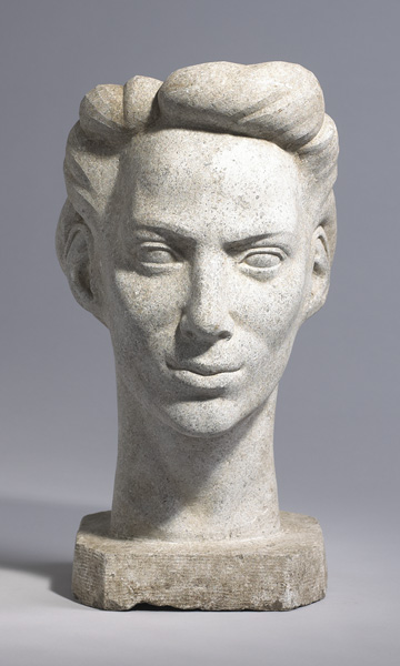 HEAD OF A WOMAN by George Barry Laffan (1918-1988) at Whyte's Auctions