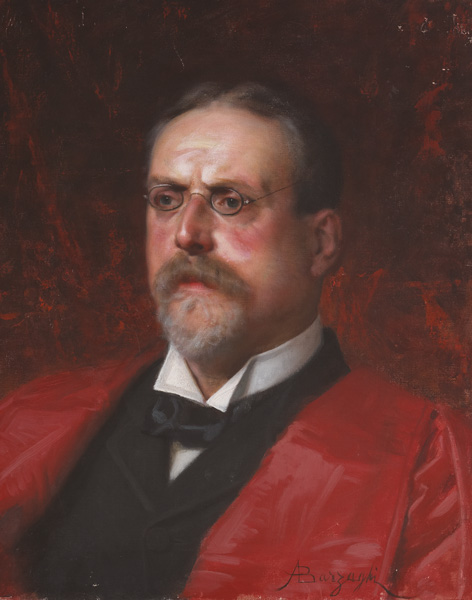 PORTRAIT OF ARTIST JAMES BRENAN, ESQ. RHA, c.1893 by Antoine Barzaghi-Cattaneo sold for 1,000 at Whyte's Auctions