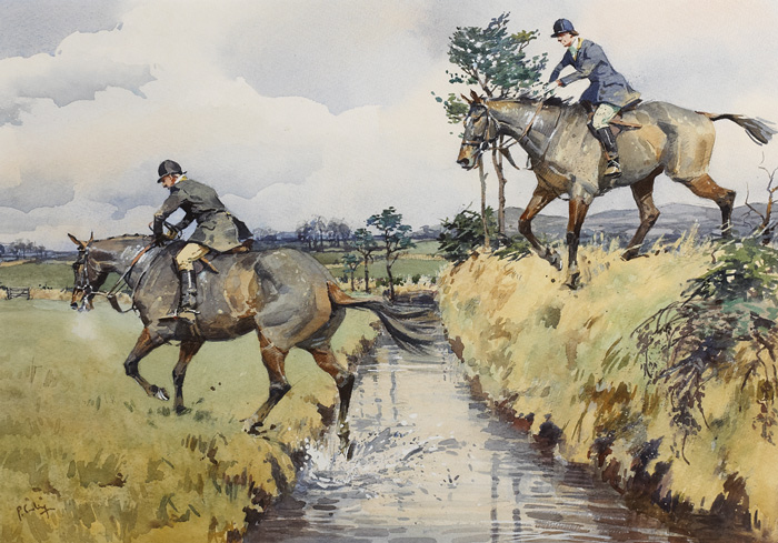 OVER THE BANKS by Peter Curling sold for 5,200 at Whyte's Auctions