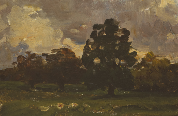 TREES IN MALAHIDE, COUNTY DUBLIN by Nathaniel Hone sold for 2,600 at Whyte's Auctions