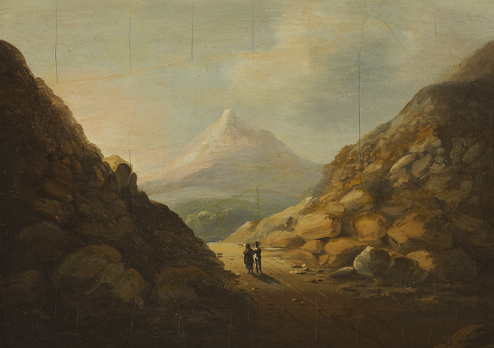 VIEW OF THE SUGARLOAF, COUNTY WICKLOW by William Sadler II sold for 1,050 at Whyte's Auctions