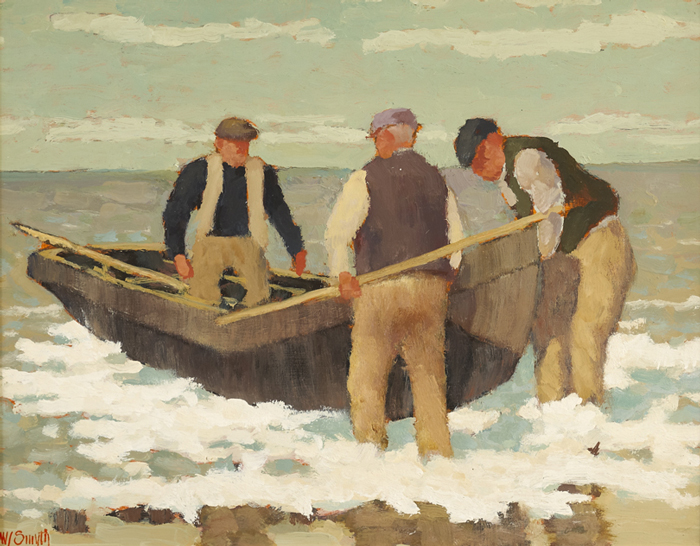 HOME FROM THE SEA by Norman Smyth sold for 1,200 at Whyte's Auctions